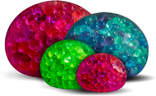 Tiny Beads Swim Inside Orb Odditeez™ Beadiballz, All - Orb Odditeez Beadiballz (600x378), Png Download