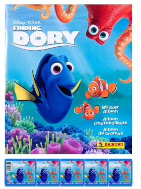 Finding Dory Album And 350 Stickers - Finding Dory Activity Set With Magic Expanding Towel (380x380), Png Download