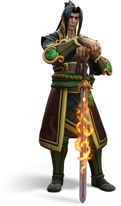 Paladin - Paladins Zhin (524x744), Png Download