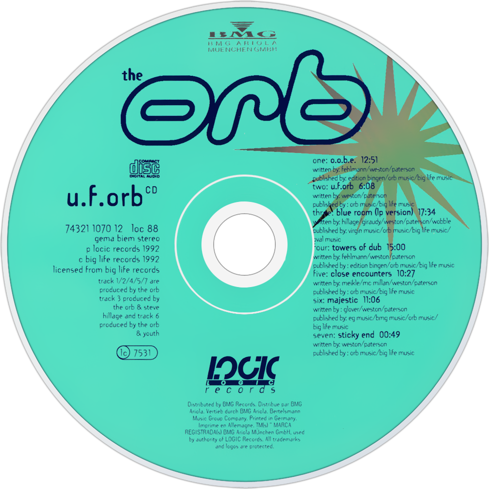 The Orb U - Logic Records (1000x1000), Png Download