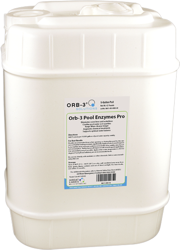 Orb 3 Pool Enzyme Pro - Koi (450x563), Png Download