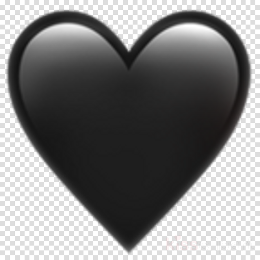 Download Iphone Black Heart Png Clipart Emoji Picsart - Billiard Ball No Background (900x900), Png Download