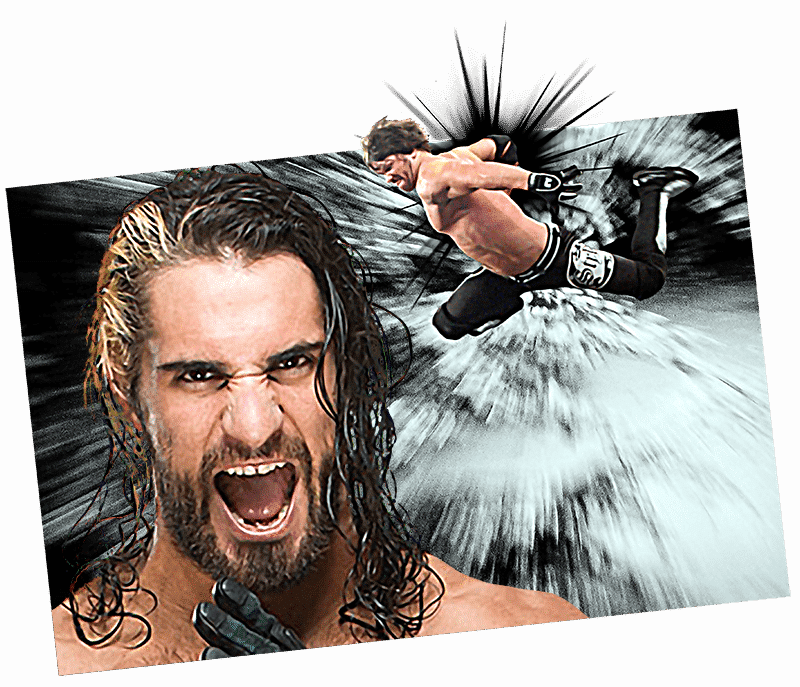 1- Seth Rollins Aj Styles Seth Rollins - A.j. Styles (800x687), Png Download