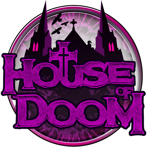 House Of Doom - House Of Doom Slots Logo (500x500), Png Download