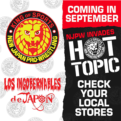 It Was Announced Last Night That Njpw Will Be Expanding - Los Ingobernables De Japon Merch (600x400), Png Download