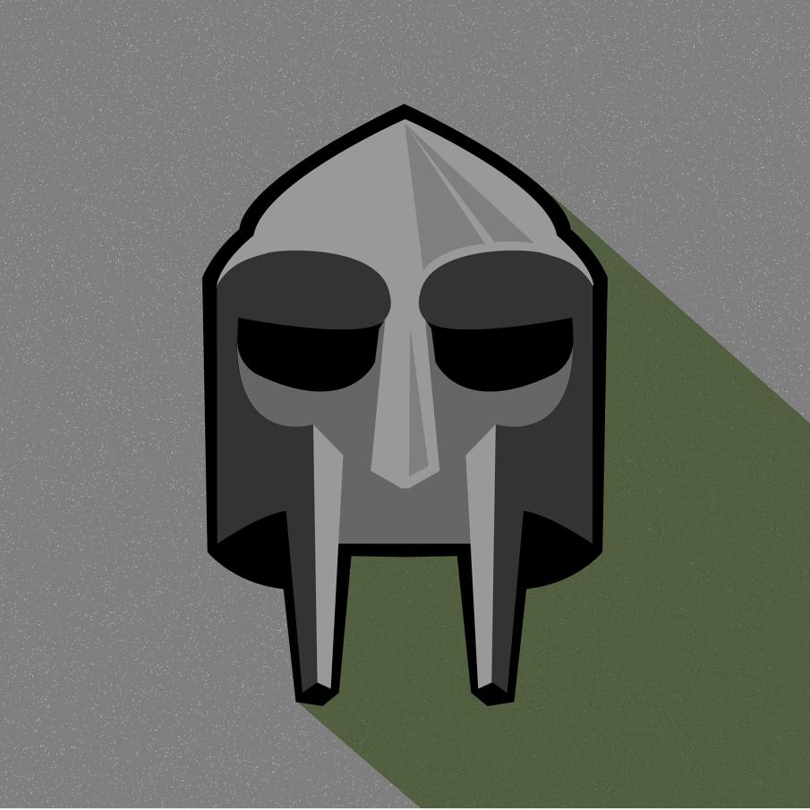Mf Doom Mask Vector (905x905), Png Download