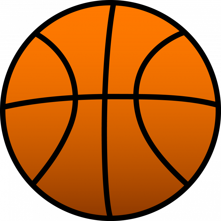 Baseball Clipart Basketball - Clip Art Basketball (728x728), Png Download
