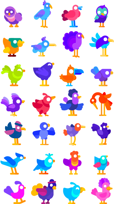 Inanutshell Kurzgesagt Patreon Bird Army - Kurzgesagt All Birds (400x700), Png Download