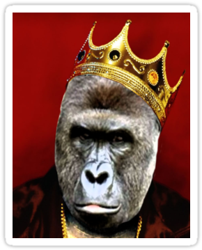 Rip Harambe Big Harambe - Notorious Big (375x360), Png Download