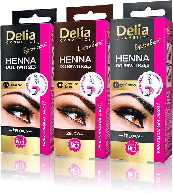 Eyebrow & Eyelash Gel Tint - Delia Cosmetics Eyebrow Tint Gel - Brown 2x15ml/0.50fl.oz. (800x800), Png Download