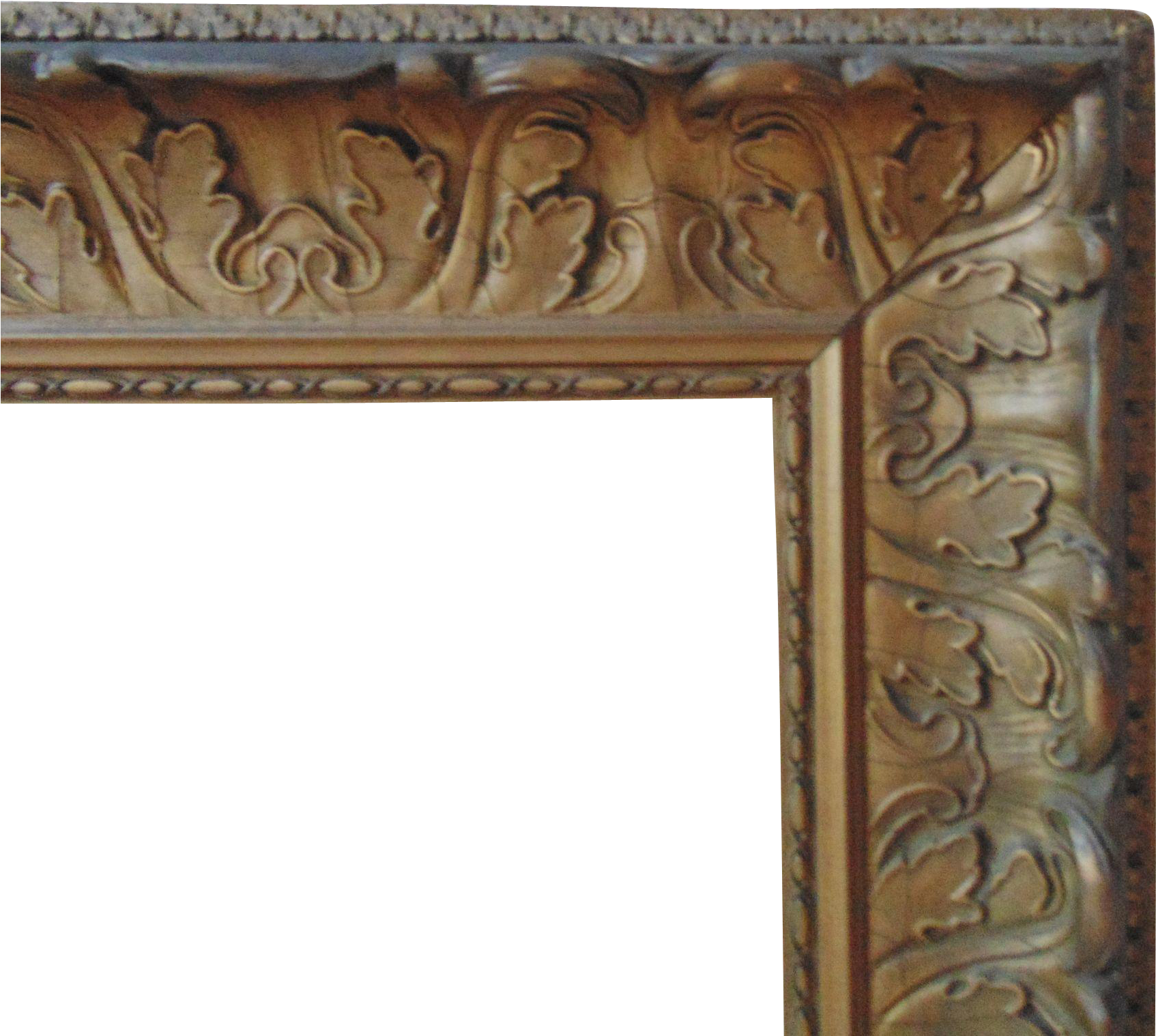 Old Wood Frame Png - Antique Wood Leaf Frame (1693x1693), Png Download
