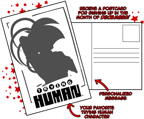 Trying Human Is My Current Comic Project That I'm Funding - Art (600x507), Png Download