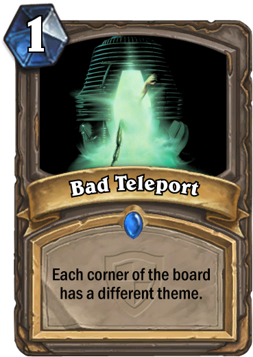 In Other Words, One Corner May Have The Blackrock Mountain - Hearthstone Card Design (400x543), Png Download