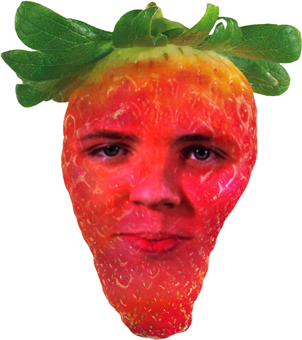 A Berry Cool Bulldog - Strawberry Pie (601x700), Png Download