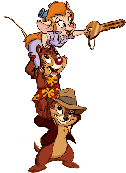Top 97 Chip And Dale Clip Art - Rescue Rangers Chip Fanart (452x615), Png Download