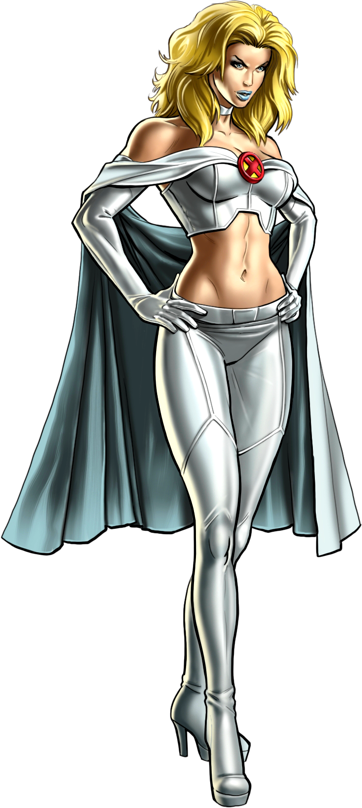 Emma Frost - Marvel Emma Frost (737x1646), Png Download