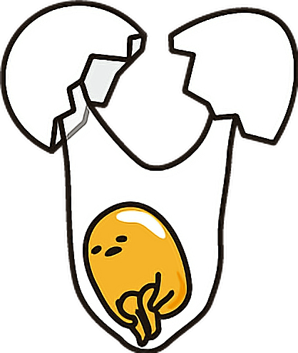 Sad Egg Yolk (418x496), Png Download
