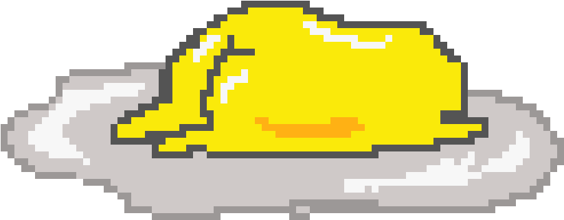 Gudetama Pixel - Pixel (1140x780), Png Download