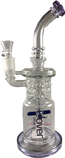 12 In Long Clover Glass Bong - Tap (780x630), Png Download