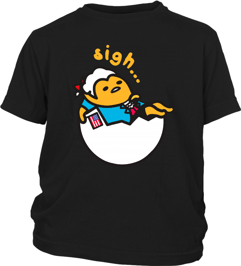 Gudetama Colonial Days American Shirts T Shirt District - Legends Are Born On 19 (1024x1024), Png Download
