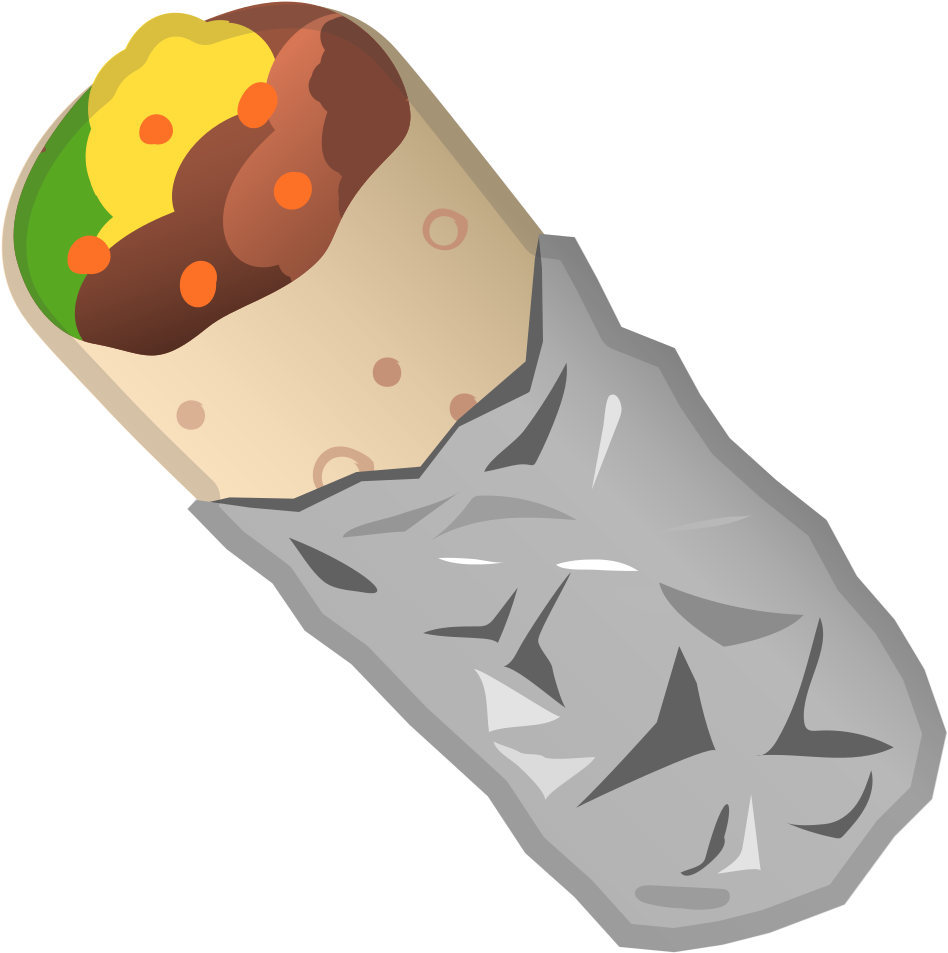 Download Svg Download Png - Burrito Png Icon (1024x1024), Png Download