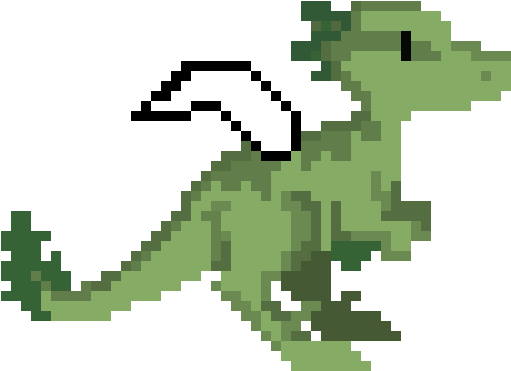 Velociraptor - Art (560x400), Png Download