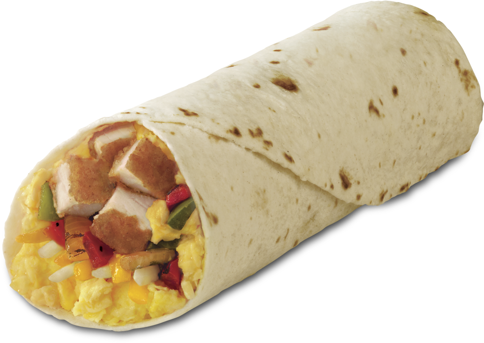 5201607 - Chick Fil A Breakfast Burrito (1001x695), Png Download