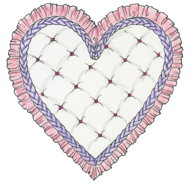 3-part Art Heart - Heart (616x595), Png Download