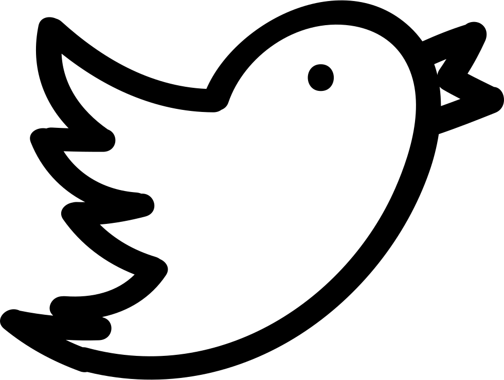 Twitter Hand Drawn Logo Comments - Twitter Drawn Icon Png (980x740), Png Download