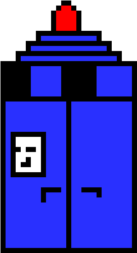 Tardis - Cross (460x660), Png Download