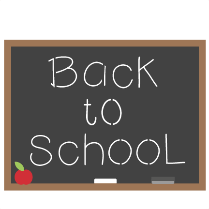 Back To School Title Svg Cutting File For Scrapbooking - Back To School Cuts (432x432), Png Download