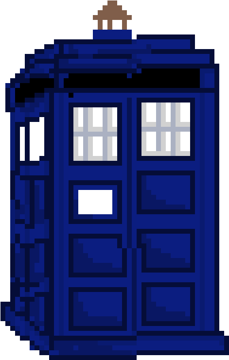 Tardis - Art (670x830), Png Download