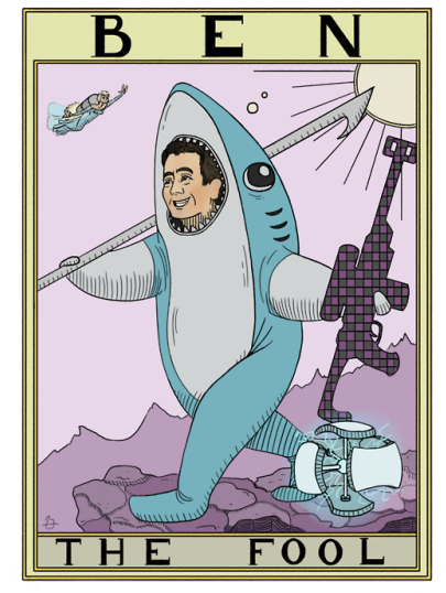 Yogscast Tttarot Cards - Cartoon (500x625), Png Download