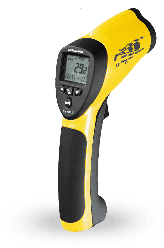 Cem Dt-8839 Professional 50:1 Ir Laser Thermometer (1181x1181), Png Download