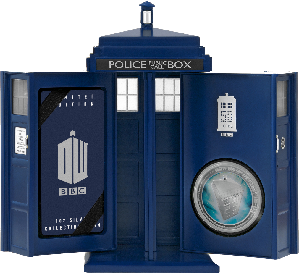 Doctor Who 50th Anniversary 1oz Silver Coin - Doctor Who Be Extraordinary (1105x1000), Png Download