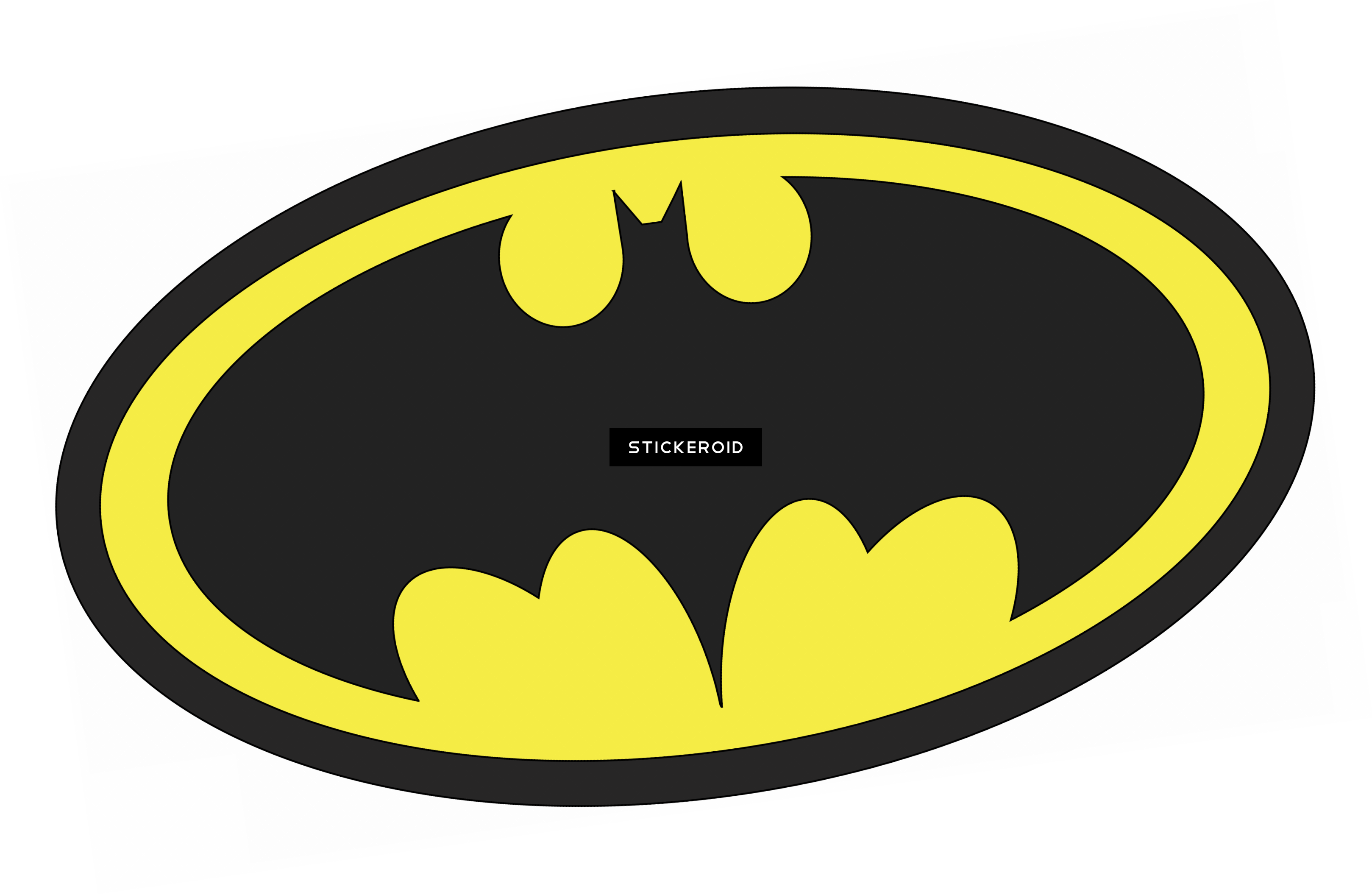 Batman Logo - Batman (3237x2111), Png Download