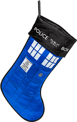 Doctor Who Christmas Stocking (600x600), Png Download