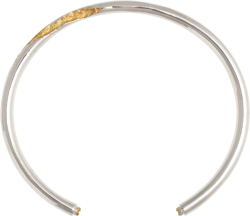 Buy Cracked Gold Circle Bracelet And Herman 'fuck I - Bracelet Qui Ne Se Ferme Pas (1024x900), Png Download