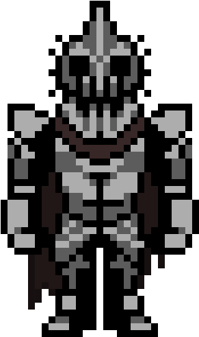 Armor St Undyne W/ Cape W/out Eye Glow - Cartoon (580x620), Png Download