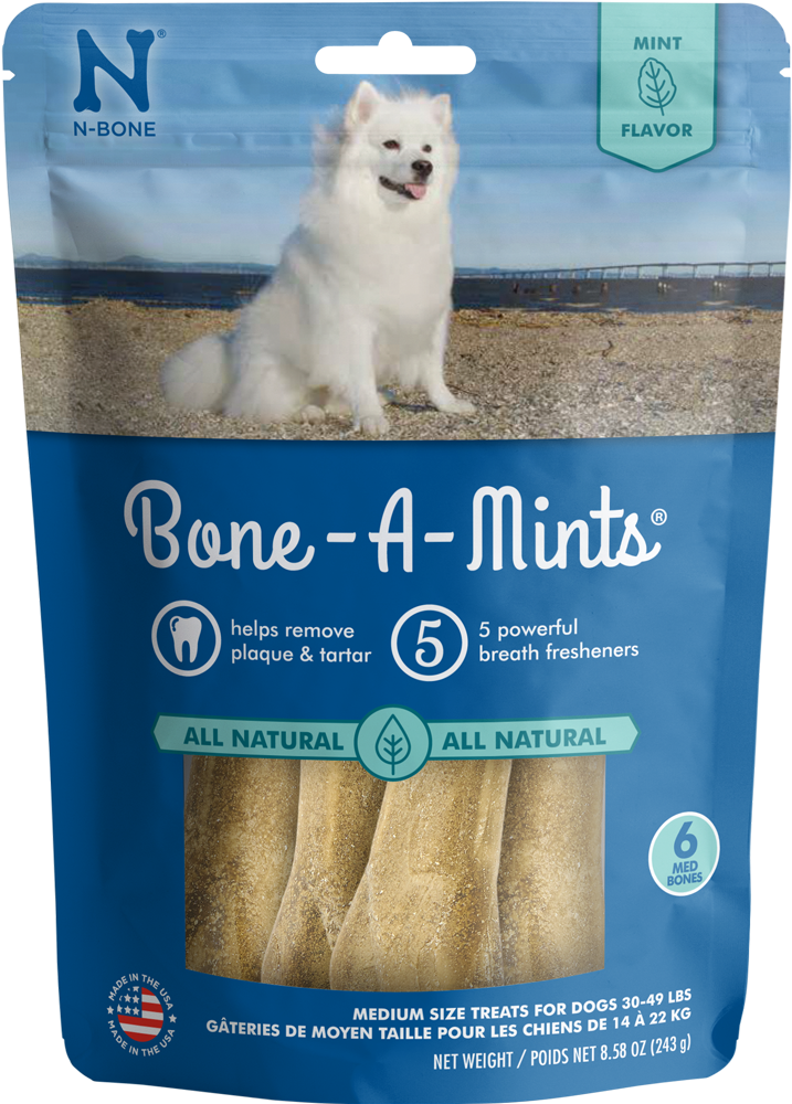 N Bone Bone A Mints Dental Dog Treats - Bone A Mint No Wheat Small (1000x1000), Png Download