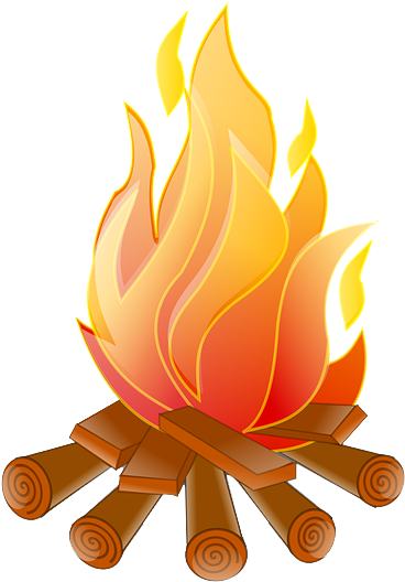 Fuego - Wood With Fire (542x640), Png Download