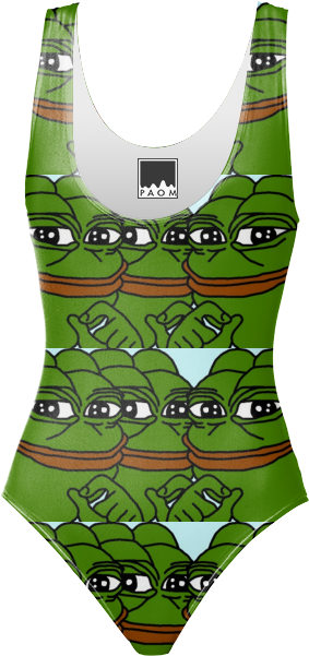 Pepe The Frog $98 - Swimsuit Bottom (400x621), Png Download