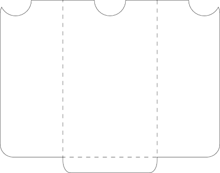 Envelope Liner Template - Free Envelope Svg (450x354), Png Download