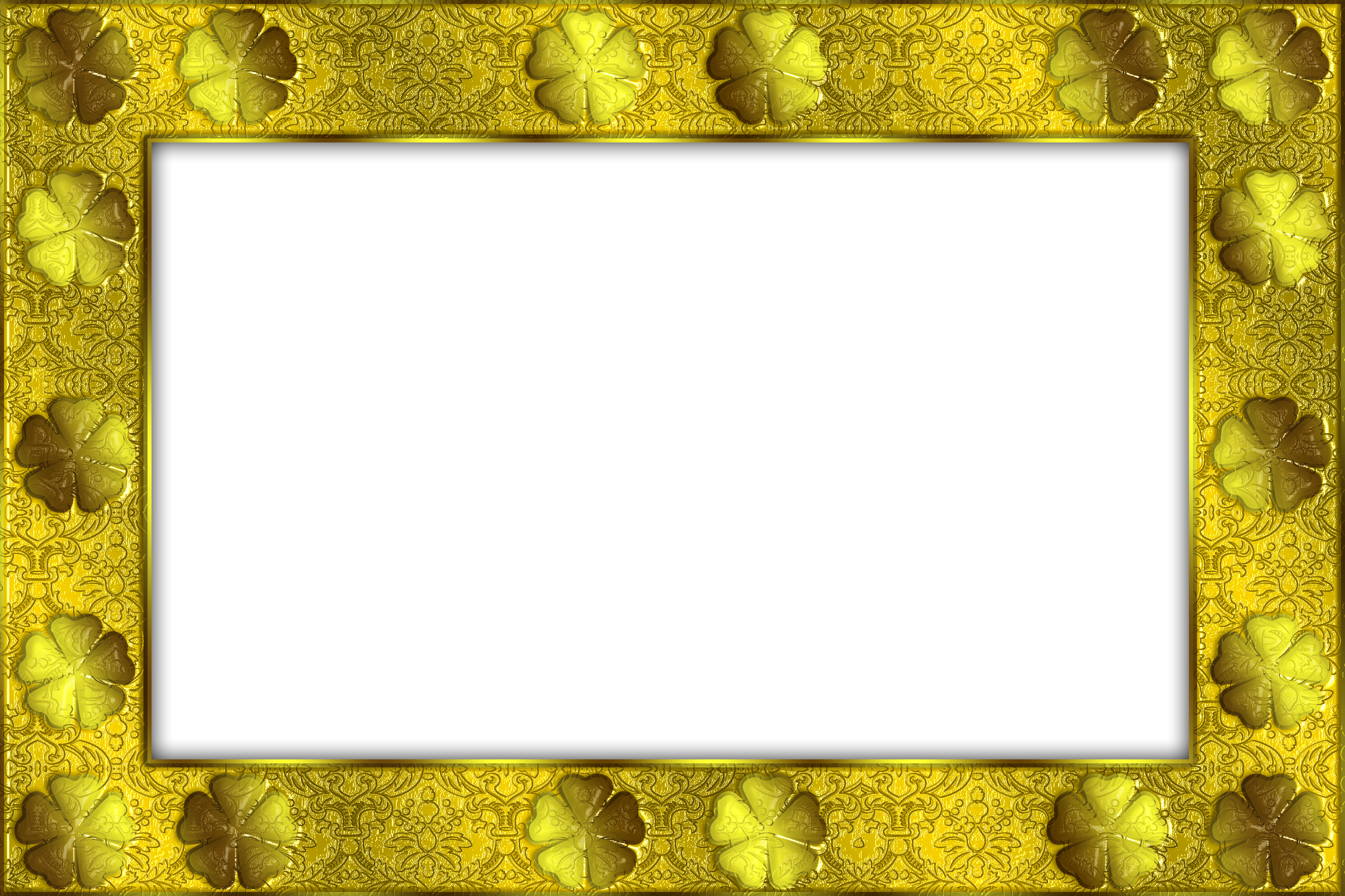 Gold Frame Design By Gautamdas1992 Gold Frame Design - Design (3000x2000), Png Download