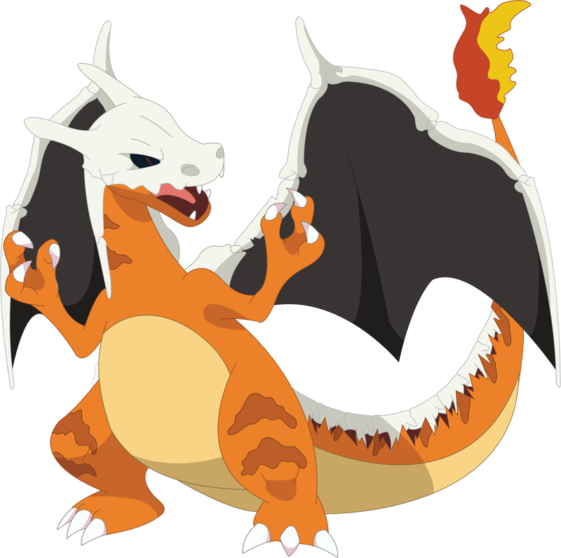 Shiny Charizard Bony (800x796), Png Download