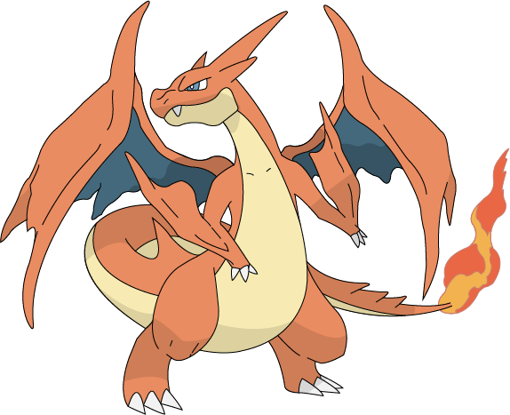 Mega Charizard Y (574x467), Png Download