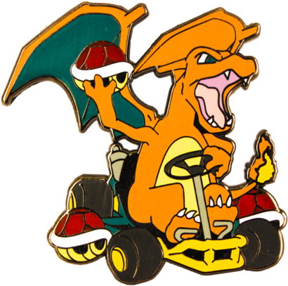 Charizard Poke'karts Hat Pin - Hat (480x480), Png Download