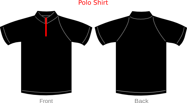 Small - Polo T Shirt Template (600x330), Png Download