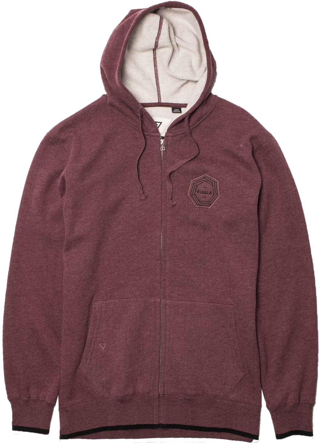 Waverly Zip Fleece - Vissla Men's Black Zip Hoody (1440x1440), Png Download