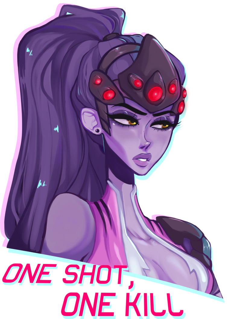 28 Dec - Widowmaker Overwatch (756x1058), Png Download